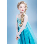 Karnevalový kostým – Elsa s dlhým závojom M
